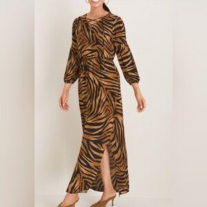 Chicos Tiger Print Size 3